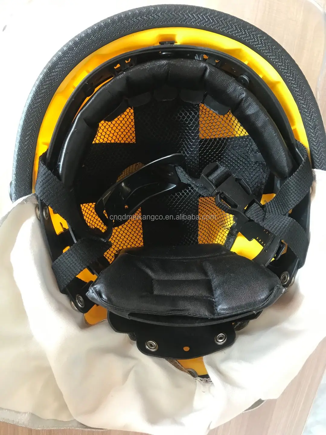 EN CE standard Fire proof fireman helmet with polycarbonate screen