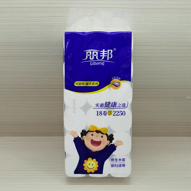 Hot Sale 3/4/5/6 Plys Ultra Soft 100% Virgin Pulp Toilet Tissue Cheap and Premium Quality Toilet Paper