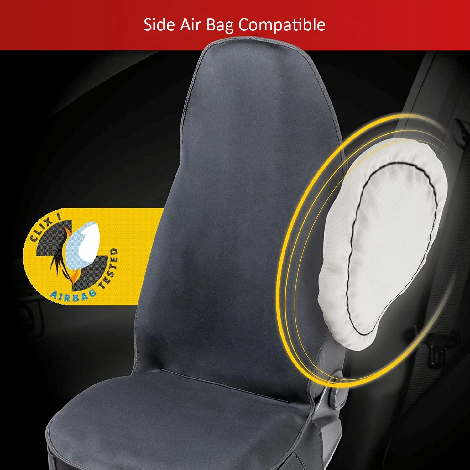 Factory Wholesale Universal fit Waterproof Thermal neoprene seat cover with tool pocket Neoprene seat covers for Car seat