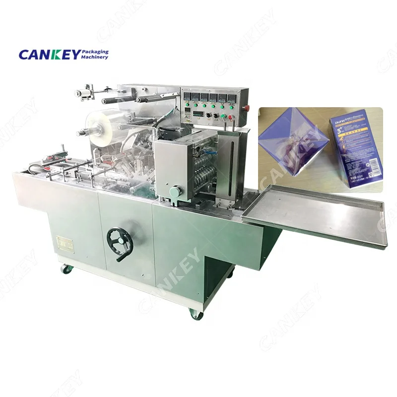 Cankey BTB-300A Automatic Box Cellophane Wrapping Machine for Perfume Boxes