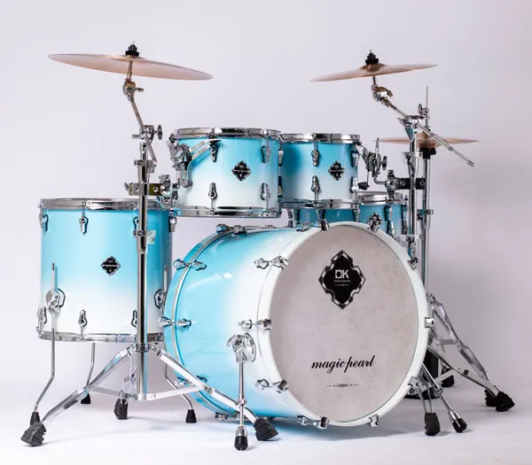 Professional level jazz drum set musical instrument acoustic drum kit for Professional drummer