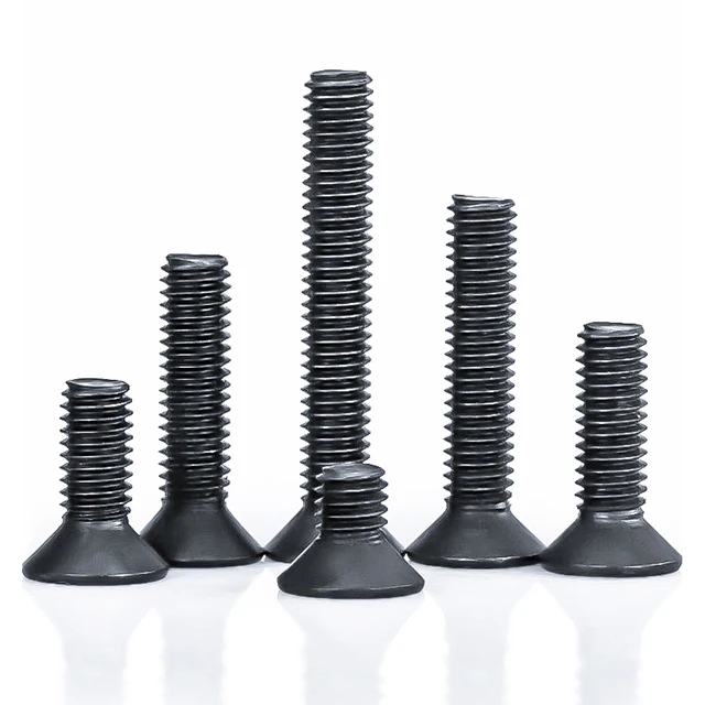 China Made New High Quality 2024 hot 304 Black countersunk head hexagon socket screws selling competitive price door hinge bolt