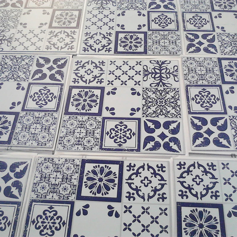 Bathroom Using 100% Pure New Material  Peel And Stick Vinyl Floor Tile Parquet Design Self Adhesive PVC Vinyl Floor Tile