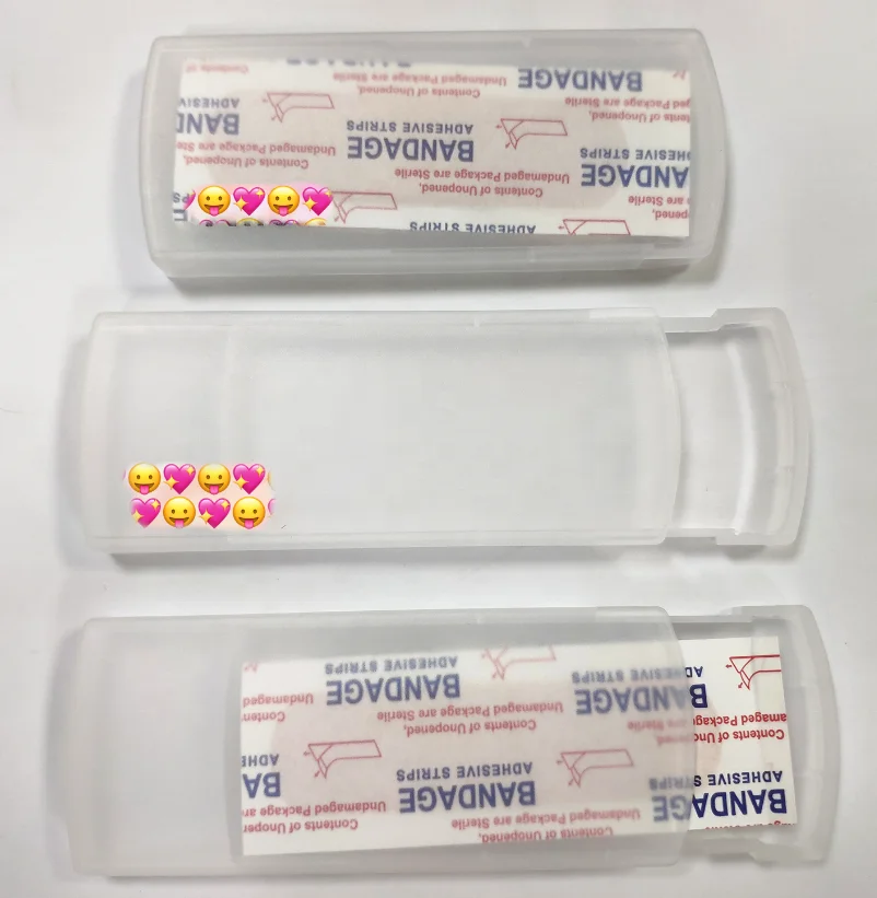 CE ISO Approved Customized Promotional Gift Adhesive Bandage Adhesive Plaster Kit Box Tools