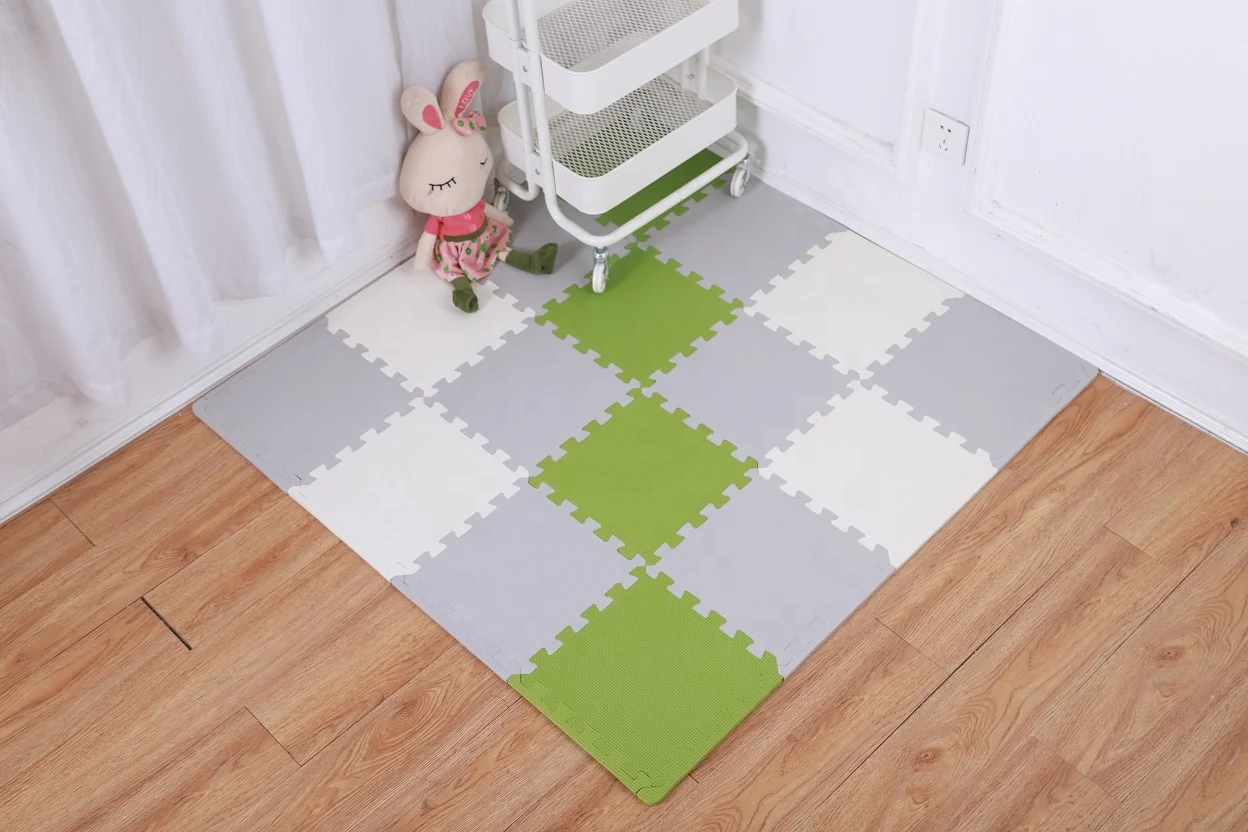 
16pcs Non Toxic Baby Play Mat Soft Foam Puzzle Mat 12x12