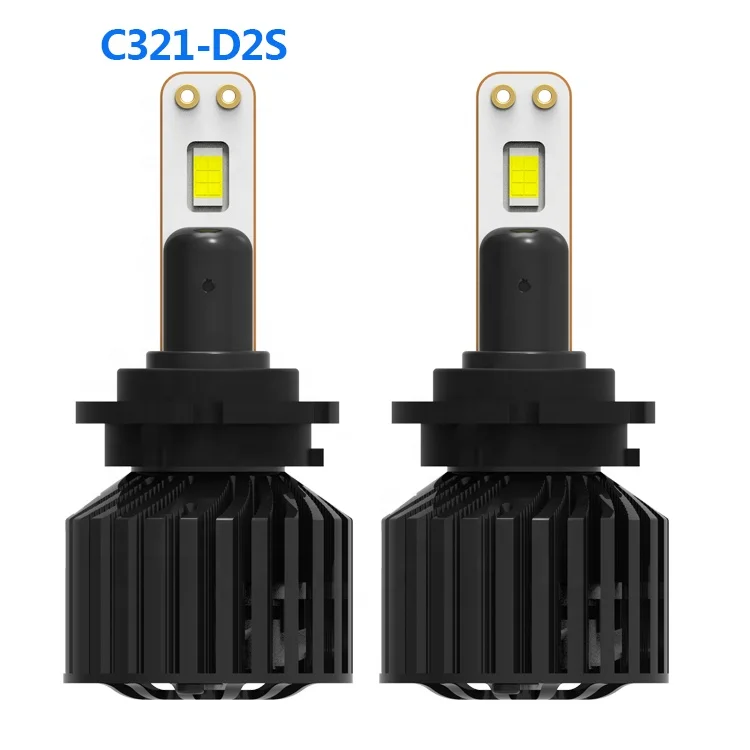 D1S D3S led canbus технологии 20000LM 100W Супер яркие светодиодные фары прямо на ксеноновых фар, Высокопрочная конструкция 55 Вт D3S Led ксеноновые фары