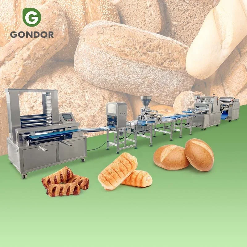 Full Auto Manufacture Plant Lamination Bread Make Production Line Machine Process of Pastry Industrial