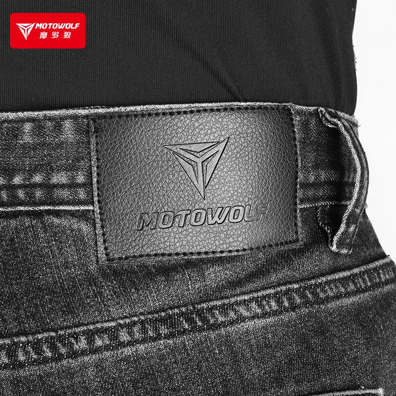 Motorcycle riding jeans high elasticity pants for motorbike dirt motor jeans with CE armor