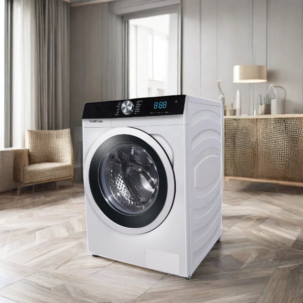 New Condition 8kg Electric Front-Load Automatic Washer for Home and Hotel Use Manual Power Source Options Available