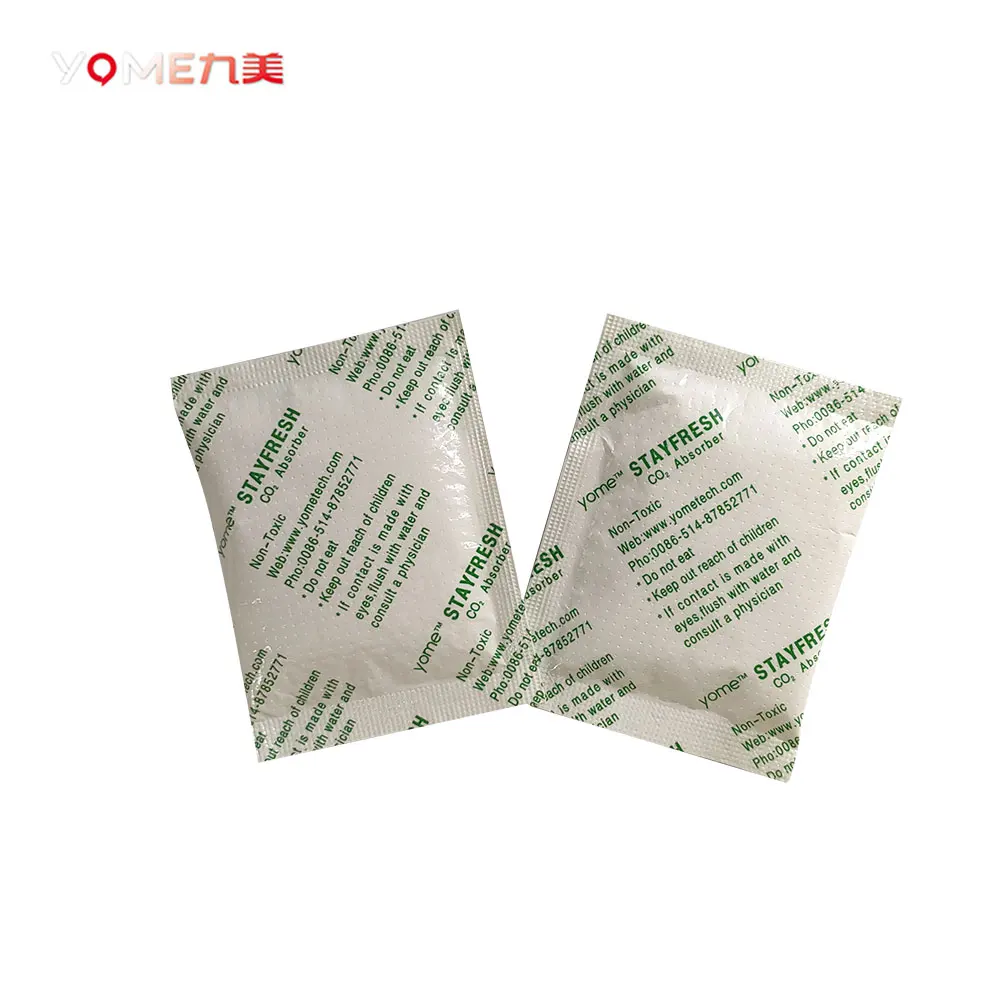 Популярный 40 г stayfresh CO2 поглотитель для пищевых продуктов, овощей, очищенного чеснока
