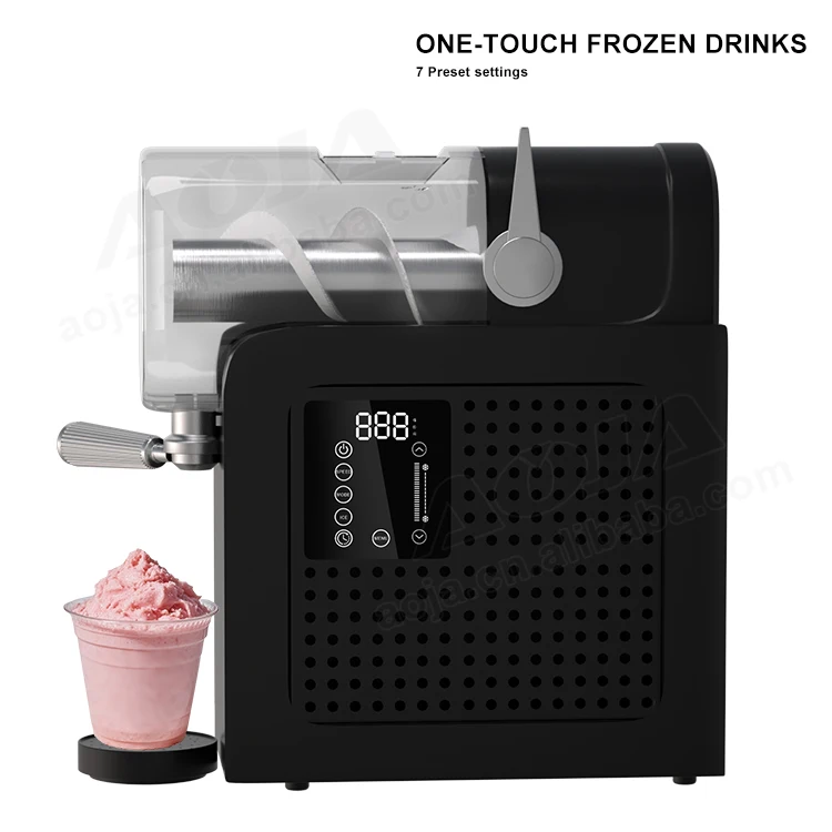 AOJA Slushie Professional Maker with Rapid Cooling Drink & Slushy Machine 7 Preset Programs Frozen Margaritas Frappés
