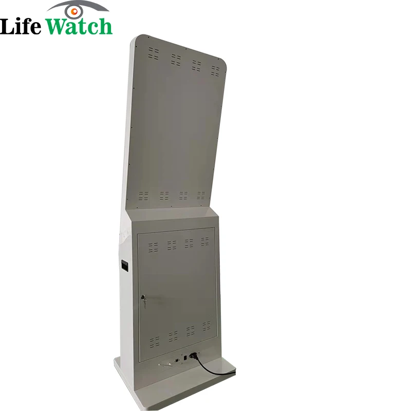hot selling factory 32-inch free stand windows Android system QR camera RFID recognition payment order menu lcd kiosk