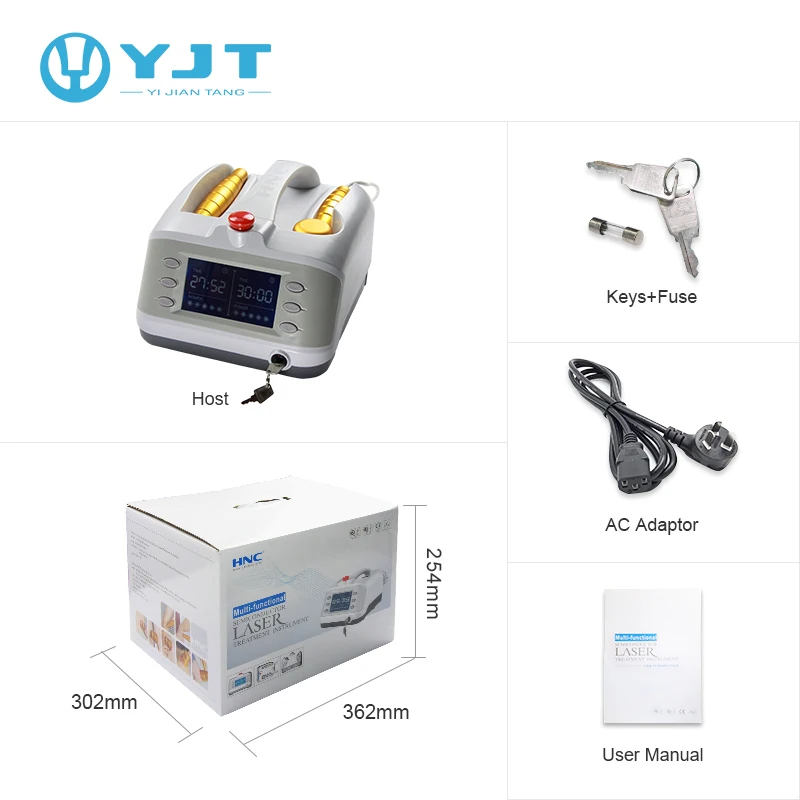 New design medical laser acupuncture for pain relief, insomnia, diabetes and hypertension