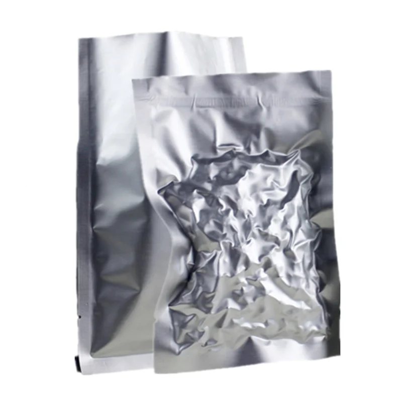 2023 high quality heat seal aluminum foil vacuum packing bag for dried food 16X24cm