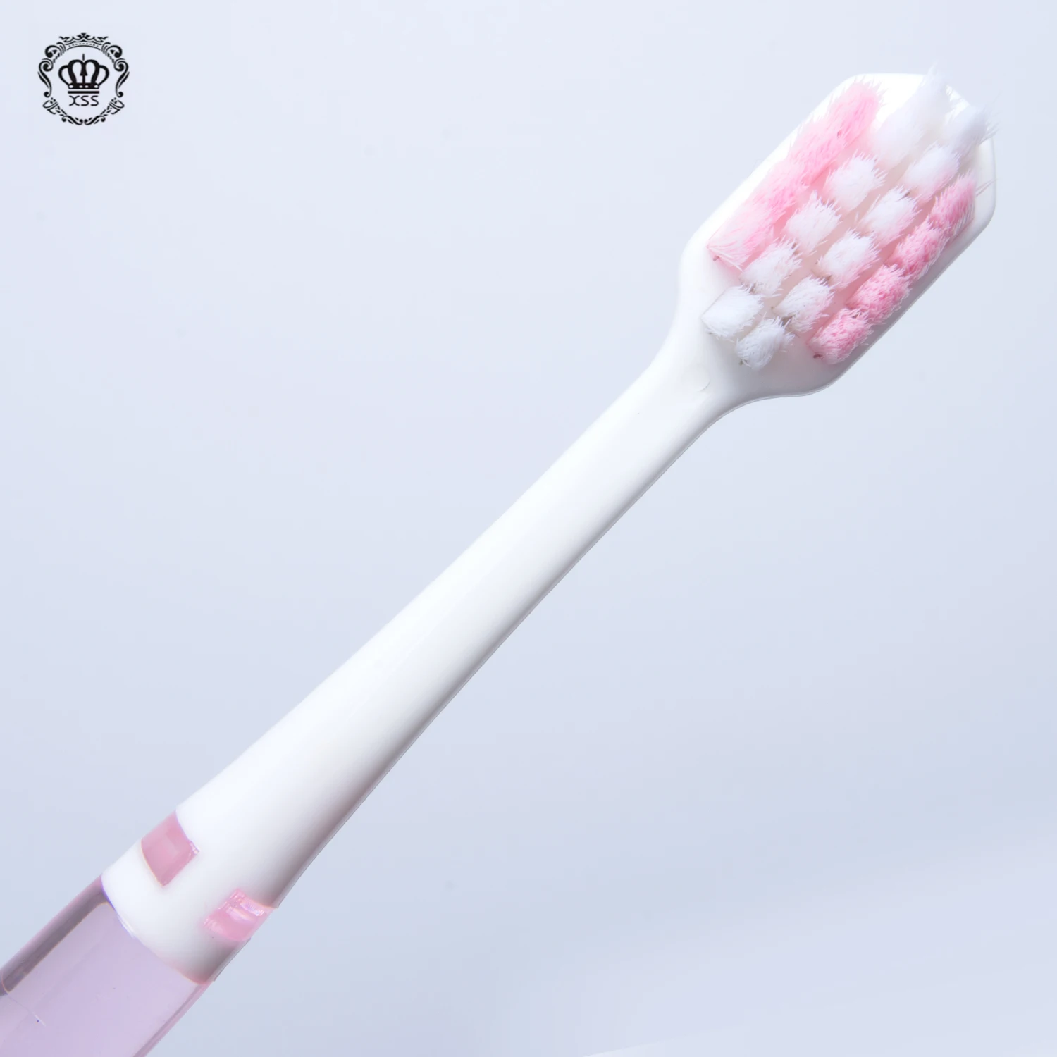 XiBrush Adult Customized Logo Toothbrush Manufacturer Anti Slip Handle OEM Private Label Soft Tooth Brush Crystal Transparent