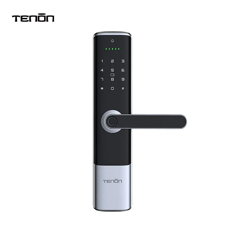 Cheap Price Wholesale Electronic Keypad Password Digital Lock Gate Fingers Print Smart Handle Lock for Entrance Door