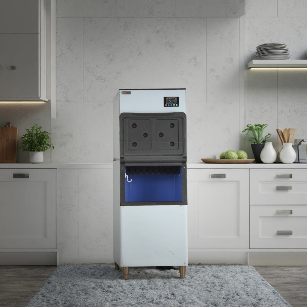 High Efficiency Automatic Control 260kg/24H Commercial Ice Cube Making Machine Industrial Ice Makers