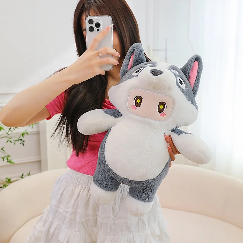 Factory wholesale plush toys Dream Star gifts Children doll Duck Husky fox doll throw pillow