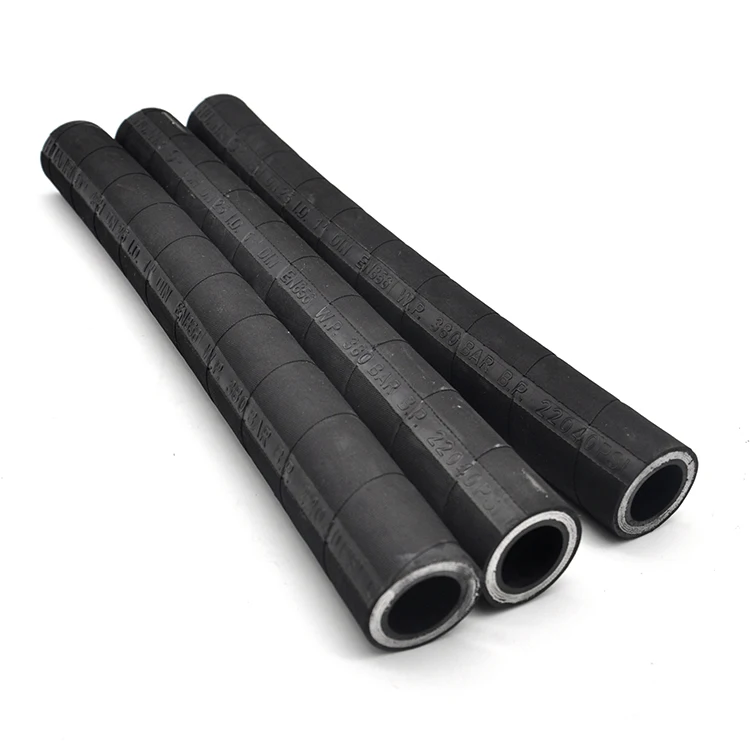 HUAHENG double braided hydraulic rubber hose making machine pipe high pressure rubber oil hose