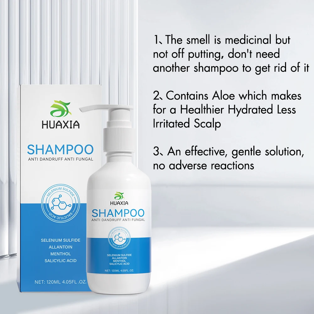 Customised Selenium Disulfide 1% Anti-Dandruff Shampoo And Conditioner Relieves Itching Salicylic Acid Anti Fungal Shampoo