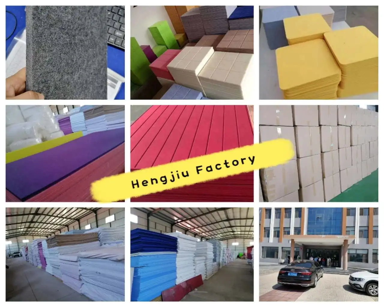 2020 Sound absorbing 100% Polyester Fiber acoustic Panels Room Dividers for office