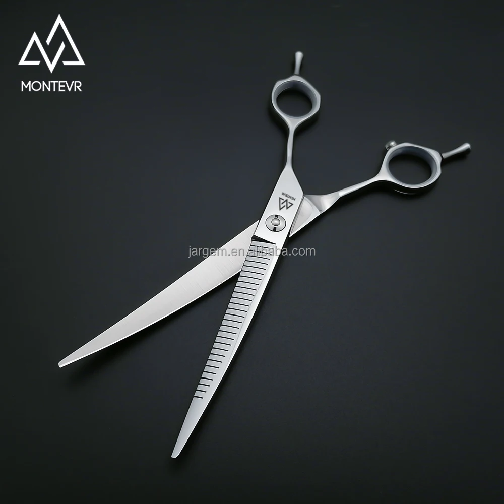 New Arrival Professional Pet Grooming Products Scissors Curved Cutter Chunker 28 Teeth All in 1 Dog Pet Grooming Scissors