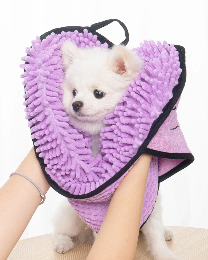 Pet supplies Soft Grooming Massager  Absorbent Towel Quick-drying Multipurpose Cleaning Tool Pet Bath Towel Dog Cat Dry Towels