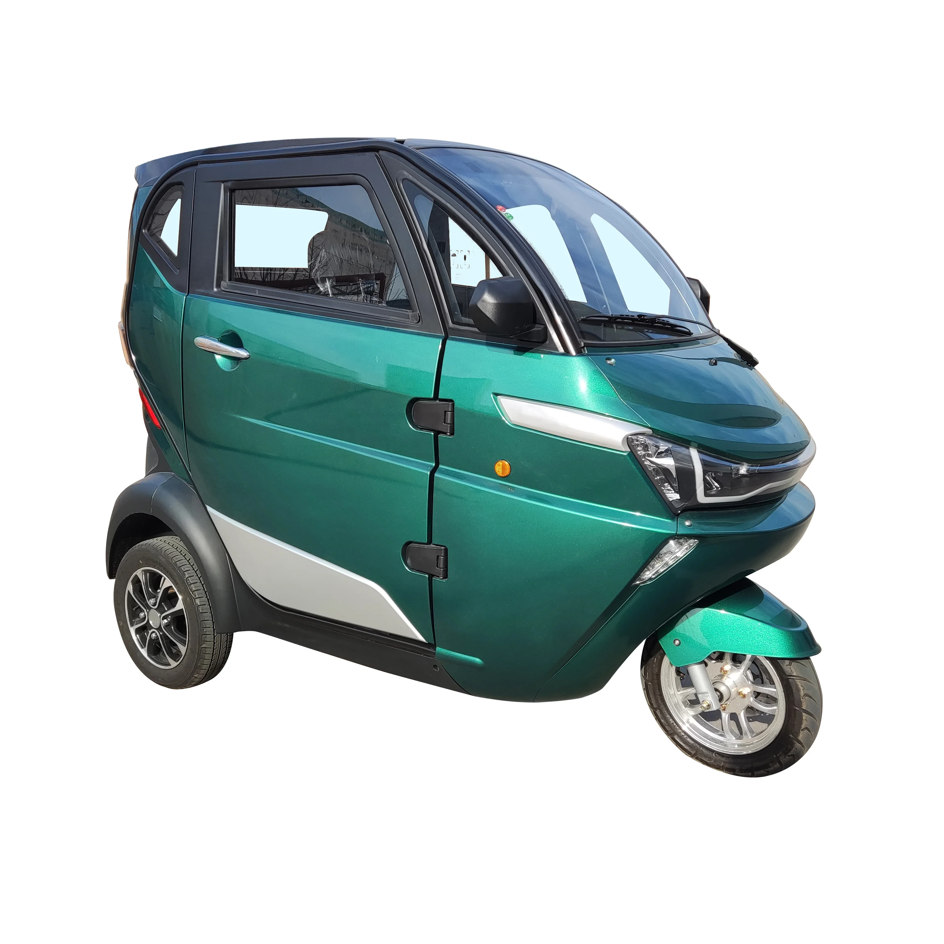 2022 New EEC 3 Seater Low Speed Passenger Electric Tricycle E Bike with Cabin