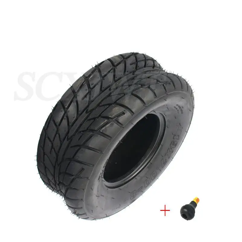 Tubeless tires front 19x7.00-8 rear 18x9.50-8 four-wheel kart ATV lawn car accessories butterfly flower outer tires