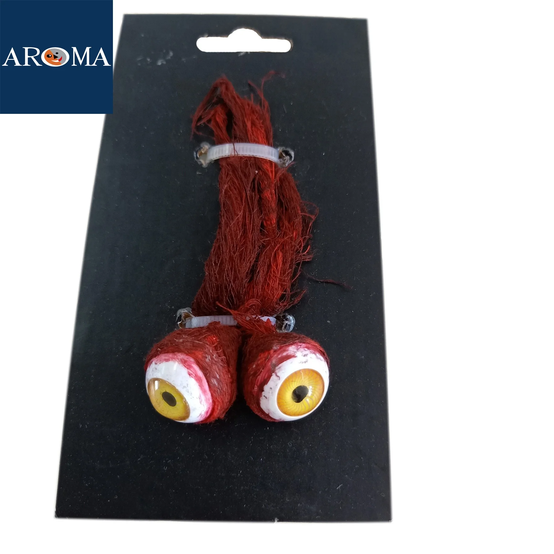 Halloween Haunted House Bar Party Props 4-inch Night-Luminescent Large Eye Ball with blood Glow In Dark for Halloween Decoration