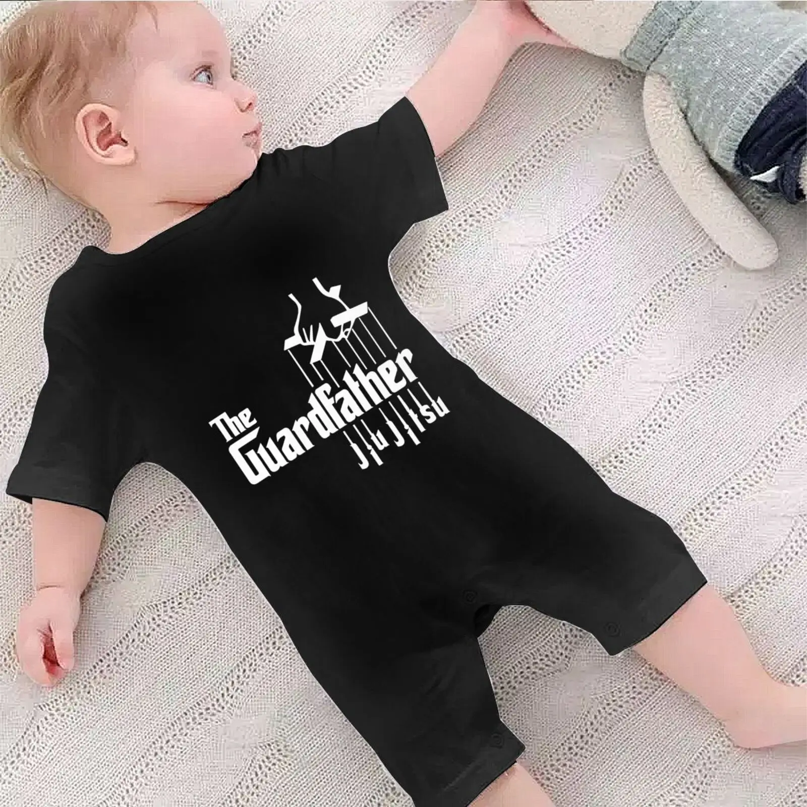 
Baby Clothes Girl Boy Romper Funny Brazilian Jiu Jitsu BJJ Rashguards Jiu-jitsu BBJ GI THE GUARDFATHER 2021 Ropa pour newborn bo 