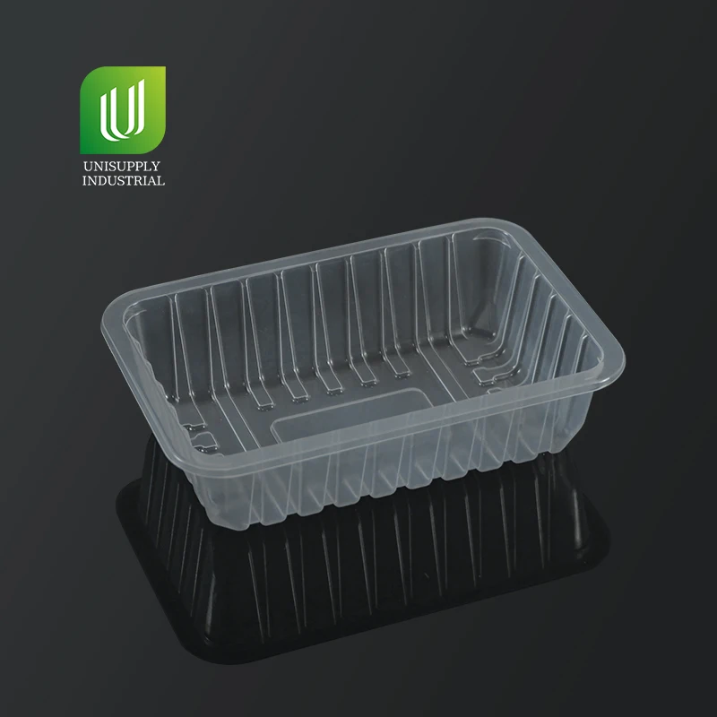 220MM Length Cling Film Covering Disposable Clear Plastic Tray Meat Vegetable Nut Cookie