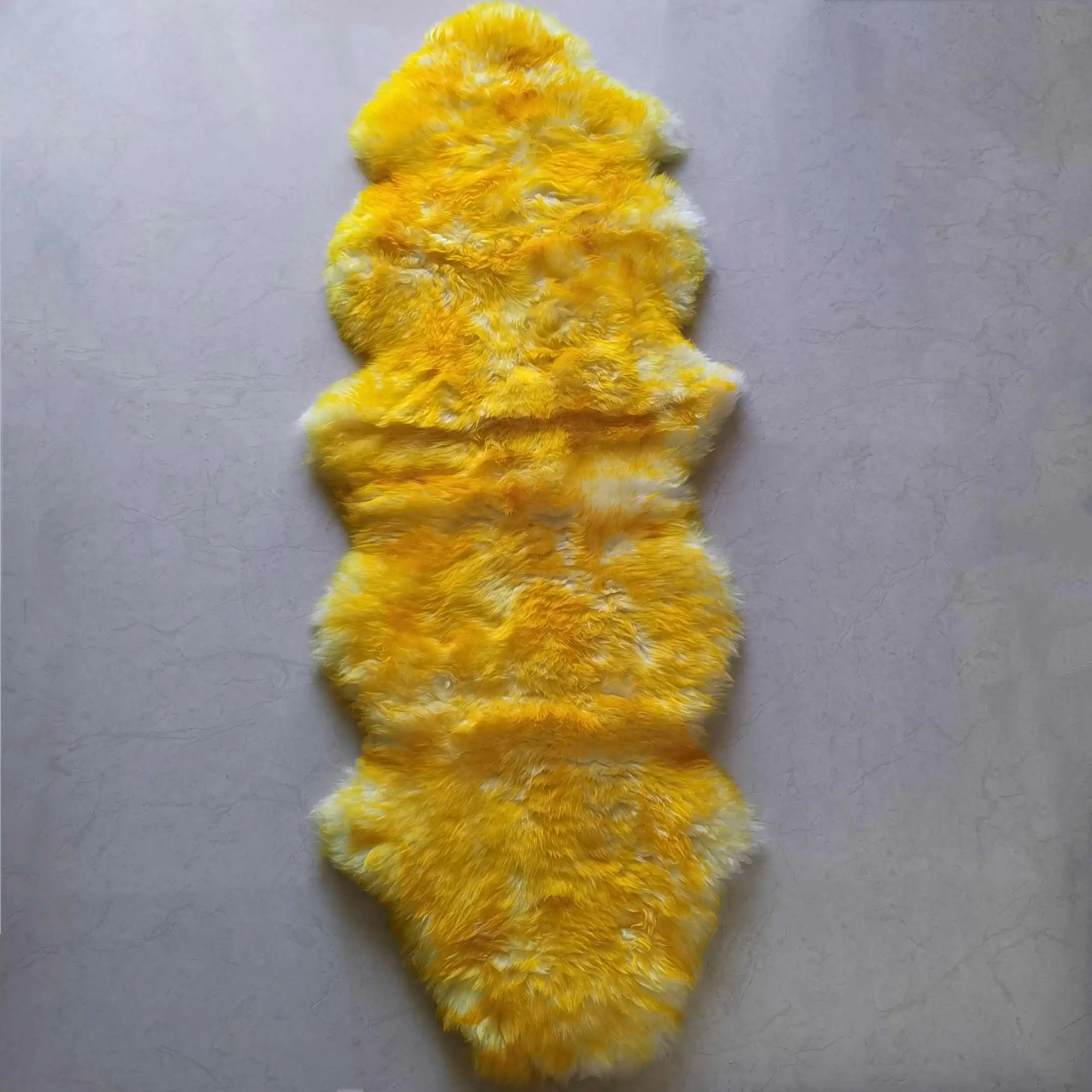 Hot Sale Quick Shipping Real Sheepskin Fur Rug Natural Sheep Skin Long Pile Shaggy Fluffy Soft Comfortable Fur Carpet Rug