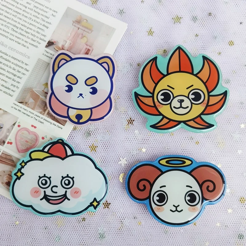 Customized Acrylic Epoxy Mobile Phone Holder Custom Logo Cute Design Resin Phone Grips