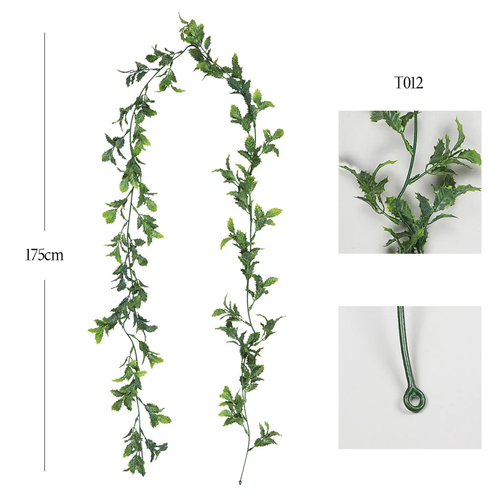 Simulation Peony Vine Rose Flower Plant Hanging Wall Tree Plastic Pipe Window Decoration