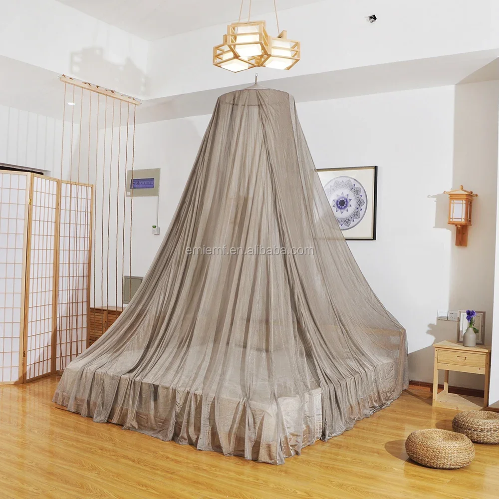 EMF Shielding Canopy,Anti Radiation Bed Net Canopy Made by Silver Coated Mesh Radiation Shielding WiFi Router Guard
