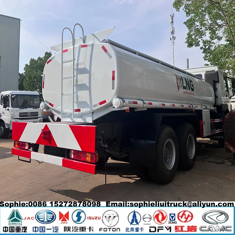 HOWO 6x4 25m3 Oil Fuel Storage Tank Truck 20T Jet Refuelling Vehicle 20000 Fuel Tank Truck New Stock Manufacturer