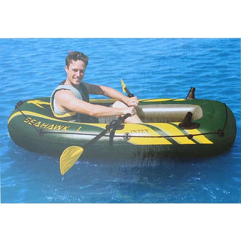 Outdoor water sport recreational rowing boat inflatable kayak for 2 person fishing boat