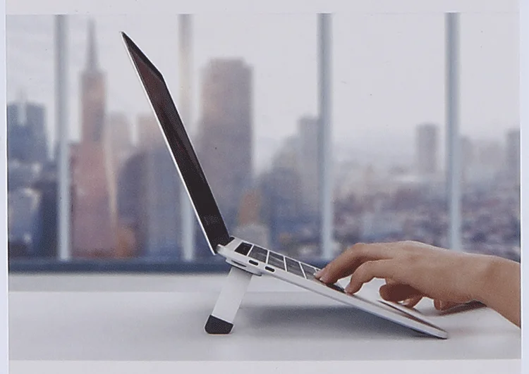 Легкий держатель для ноутбука из алюминиевого сплава Гибкая подставка для ноутбука Регулируемая Складная подставка для ноутбука