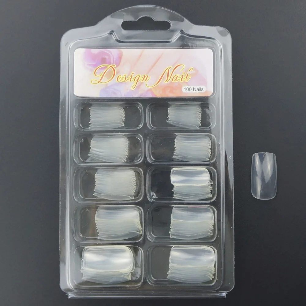 10 Sizes Full Cover/Half Cover/French Nail Tips Nail Art Practice Painting Tips for Nail Salon