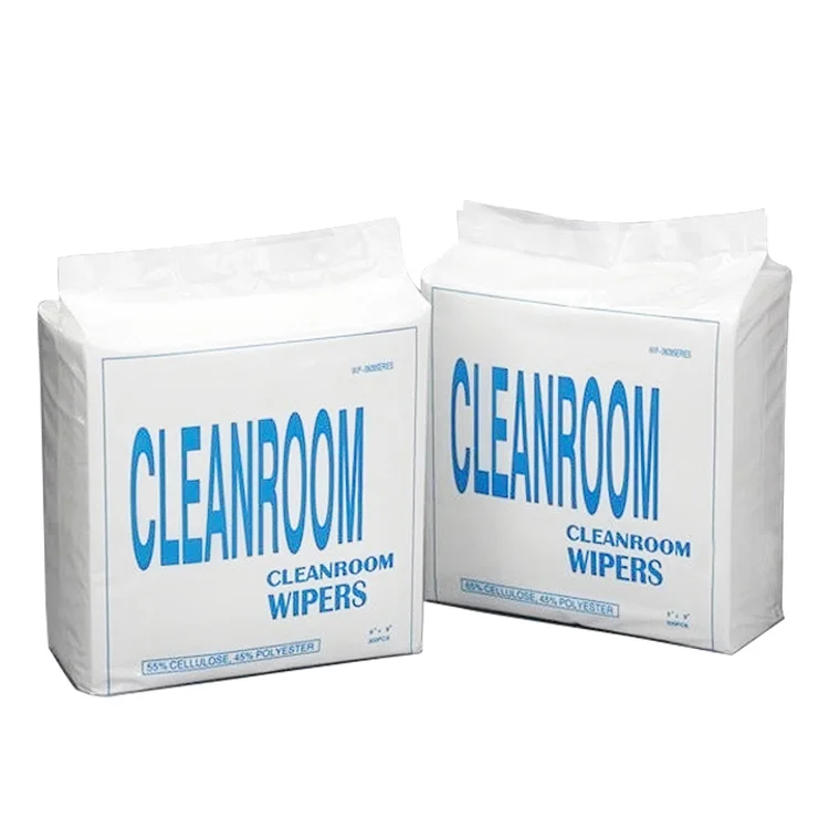 Hot selling Clean Room Wiper Factory Supply 100% Polyester Cloth Lint Fee Cleanroom Wipers