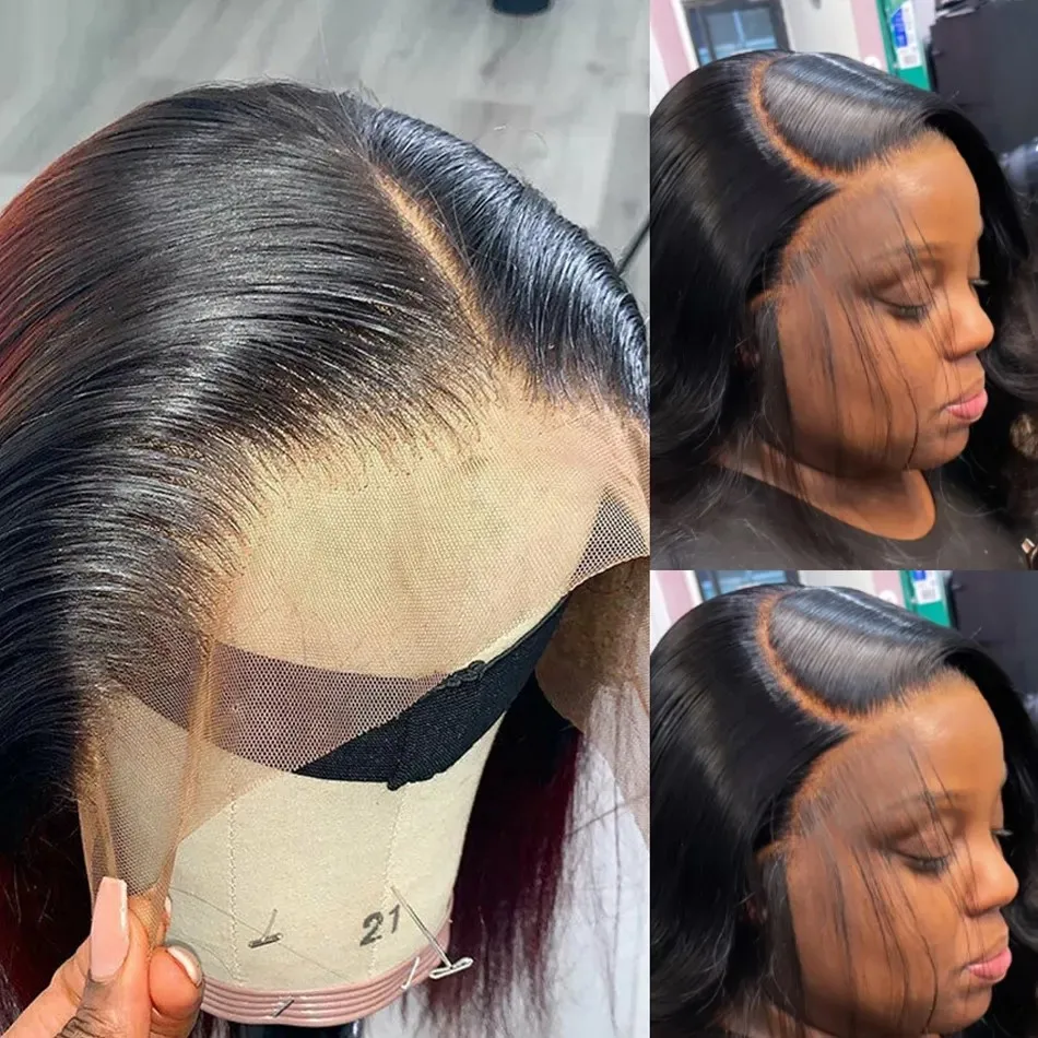 Cheap Glueless HD Lace Wigs Human Hair Lace Front Brazilian Human Hair Wigs For Black Women Hd Lace Frontal Wigs Vendor