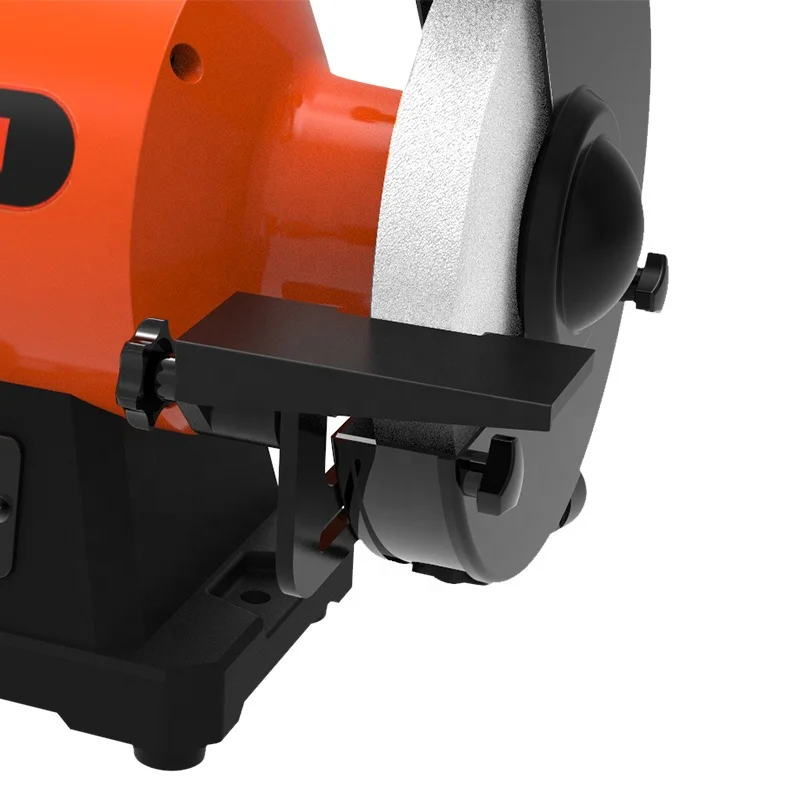 Heavy Duty Low Speed WA Grinding Wheel Stationary Grinder Wood Working Bench Surface Grinder 200mm 700W Electric DIY Cast