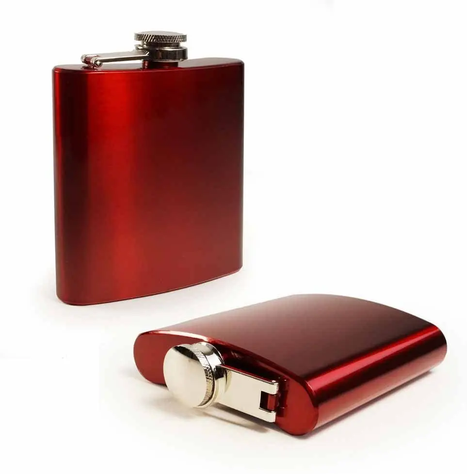 
Big Stock 6oz Portable Travel 304 Stainless Steel Alcohol Liquor Vodka Whisky Small Mini Bottle Hip Flasks 