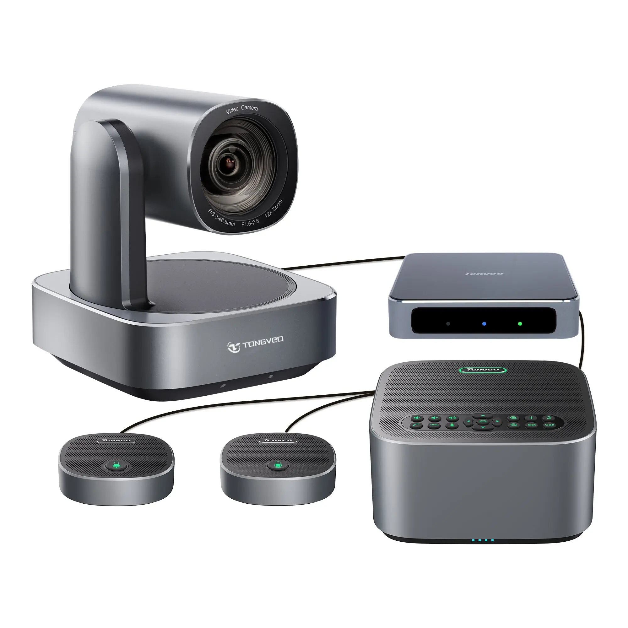 Affordable VA612 Group Ultra HD 4K Video Conferencing Group Full Duplex Speakerphone for Mid to Large-Size Conference Rooms