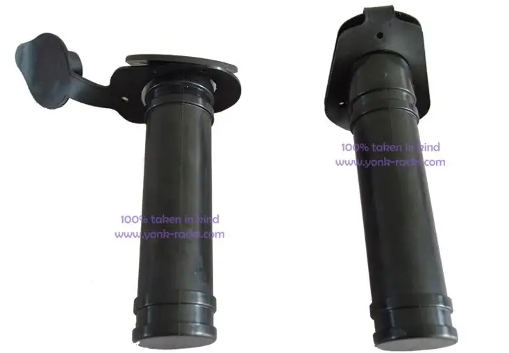 Yonk Plastic Kayak Fishing Rod Holder with Rubber Cover