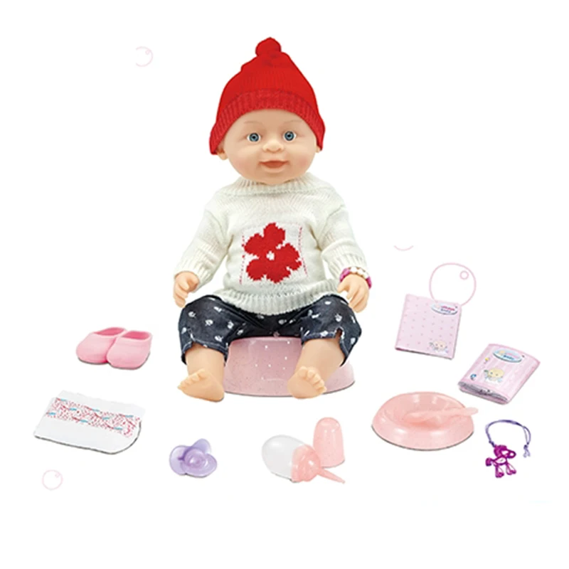 Лидер продаж милая мягкая кукла из ПВХ с игрушечными аксессуарами лучший подарок для детей