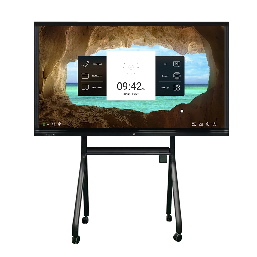 55-86 inch capacitive multi-touch conference tablet, high memory, multi-system software compatible
