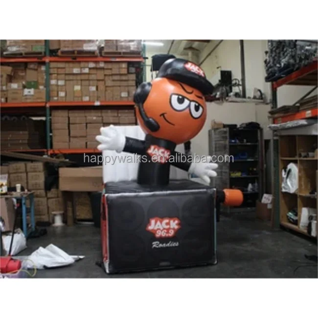 Factory wholesale inflatable music doll mascot advertising sound modeling inflatable mascot