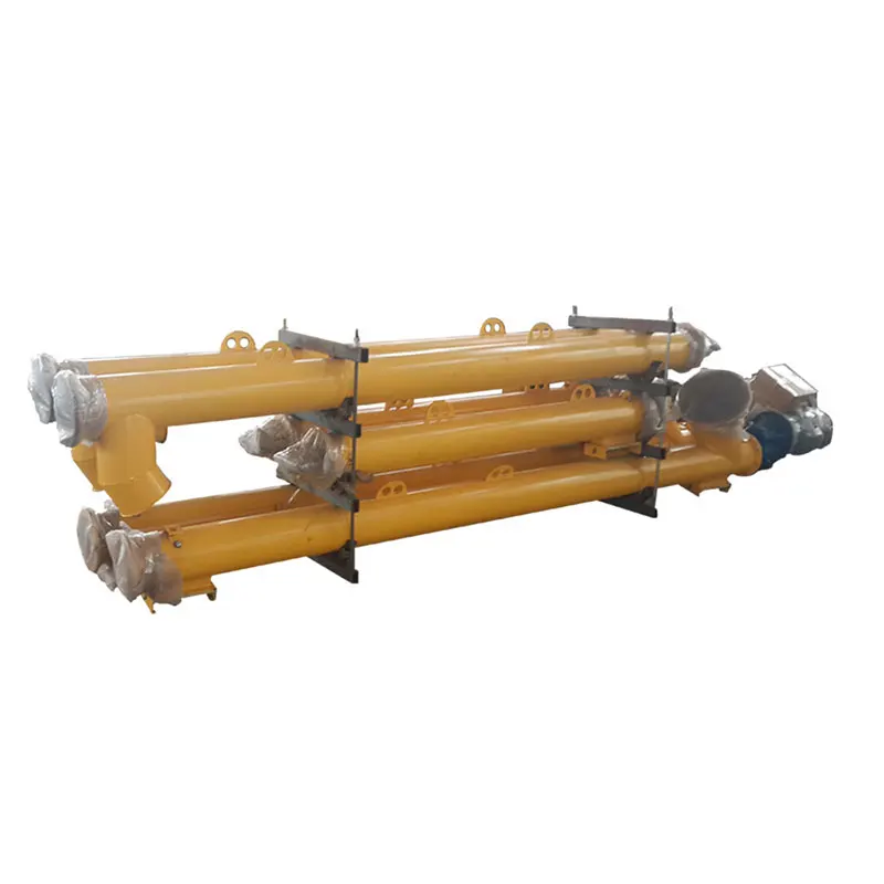 Manufacture supply Cement Sand Powder Screw Conveyor Feeder System For Concrete Batching Mixing PlantChina Cheap Prices